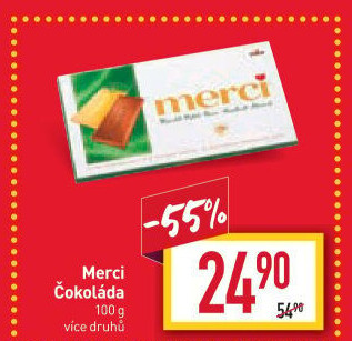 Čokoláda Merci