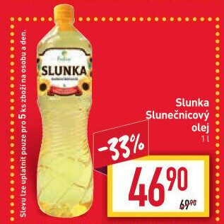 Slunečnicový olej Slunka