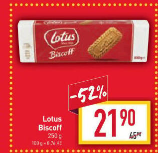 Sušenky Biscoff Lotus