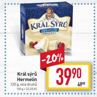 Sýr Hermelín Král sýrů