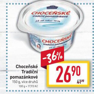 Tradiční pomazánkové Choceňské