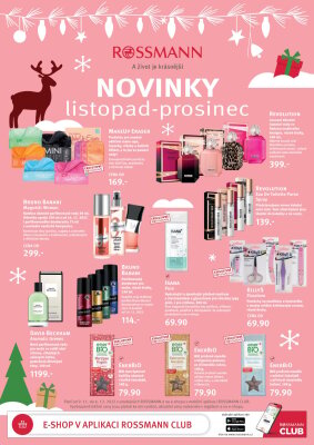 akční leták ROSSMANN drogerie 9.11.2022-6.12.2022