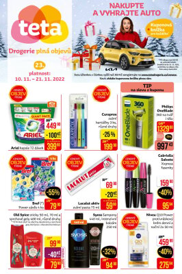 akční leták Teta drogerie 10.11.2022-21.11.2022