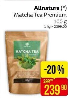 Čaj Matcha Tea Premium Allnature