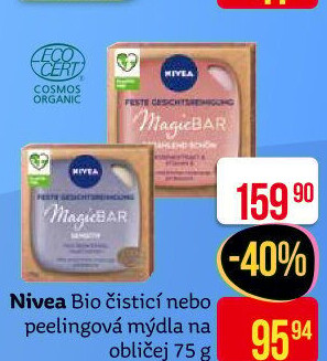 Peelingové mýdlo na obličej bio Nivea