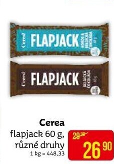 Tyčinka bez lepku Flapjack Cerea