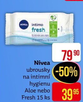 Ubrousky pro intimní hygienu Intimo Nivea