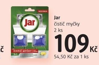 Čistič myčky tablety Jar