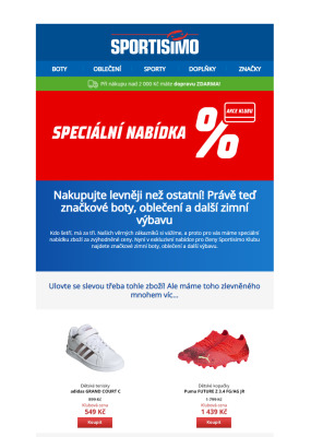 akční leták Sportisimo 10.11.2022-15.11.2022