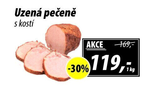 Uzená pečeně s kostí