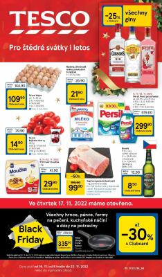 akční leták Tesco 16.11.2022-22.11.2022