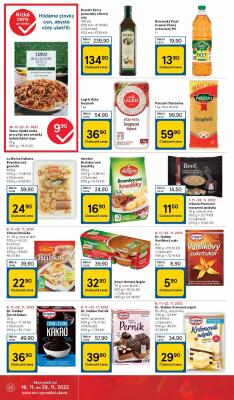 akční leták Tesco 16.11.2022-22.11.2022