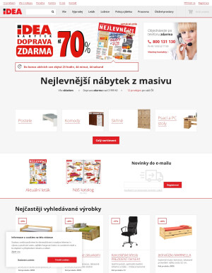 akční leták IDEA nábytek 15.11.2022-21.11.2022