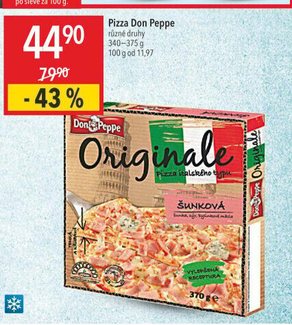 Pizza mražená Don Peppe