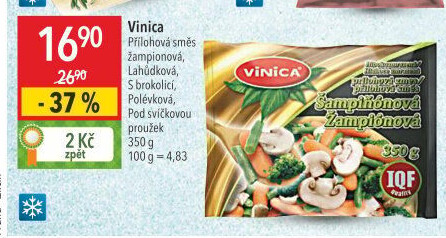 Směs se žampiony mražená Vinica