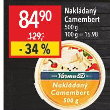 Sýr camembert nakládaný Varmuža