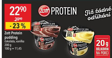 Dezert pudink protein Zott