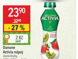 Jogurtový nápoj Activia Danone