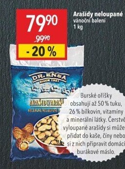 Neloupané arašídy Dr. Ensa