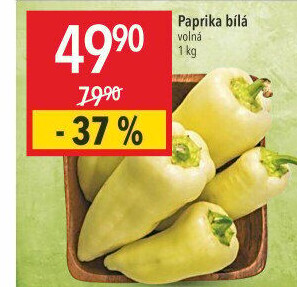 Paprika bílá