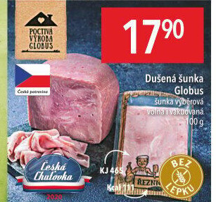 Šunka dušená výběrová Globus