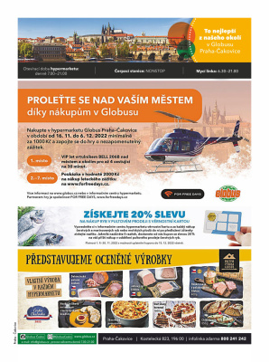 akční leták Globus 16.11.2022-22.11.2022