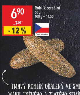 Cereální rohlík