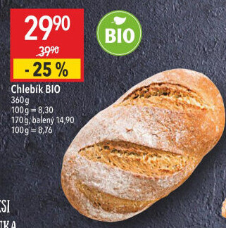 Chlebík bio