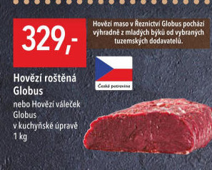 Hovězí roštěná Globus