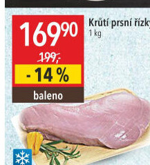 Krůtí prsní řízky mražené