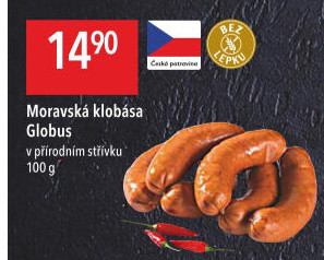 Moravská klobása Globus