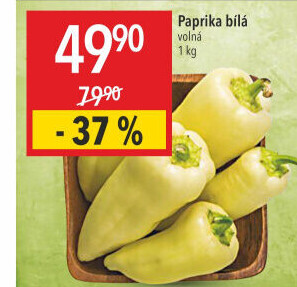 Paprika bílá