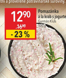 Pomazánka a la krab s jogurtem