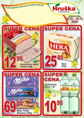 akční leták Hruška 15.11.2022-21.11.2022
