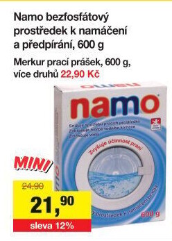 Prací prášek Namo