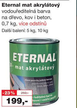 Akrylátová barva mat Eternal