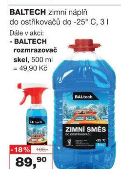 Rozmrazovač skel a zámků Baltech