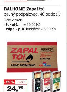 Zápalky BALhome