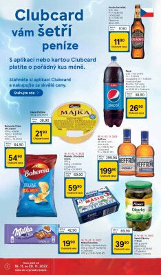 akční leták Tesco 16.11.2022-22.11.2022