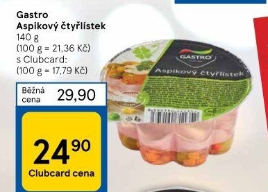 Aspik čtyřlístek Gastro