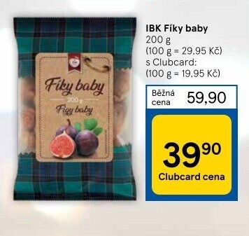 Baby fíky sušené IBK trade