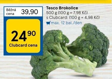 Brokolice Tesco