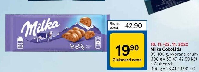 Čokoláda Milka
