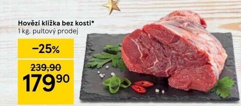 Hovězí přední bez kosti - kližka