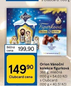 Kolekce vánoční figurková Orion