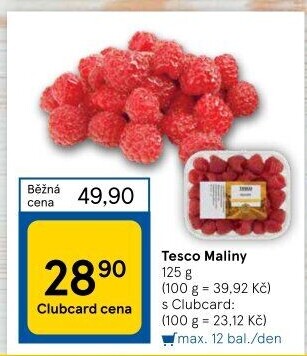Maliny Tesco