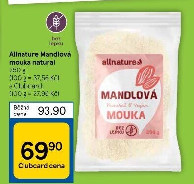 Mandlová mouka Allnature