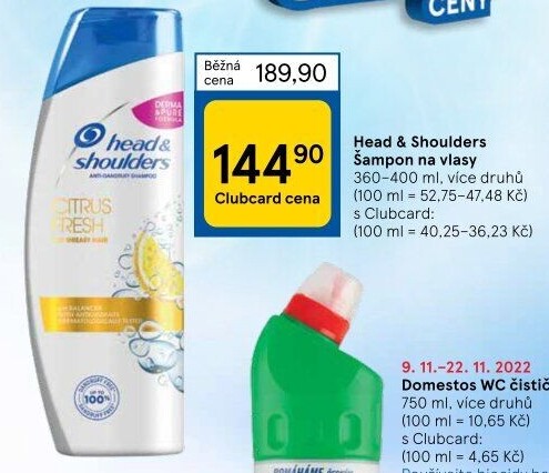 Šampon proti lupům Head&amp