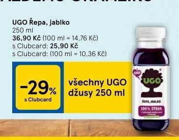 Šťáva 100% Ugo
