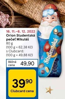 Studentská pečeť Mikuláš Orion